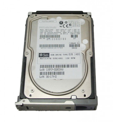 390-0178 - Sun 146GB 10000RPM Ultra-320 SCSI LVD Hot-Pluggable 80-Pin 3.5-inch Hard Drive