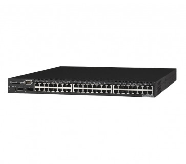 468-8875 - Dell PowerConnect N4064F 48-Port 48 X 10 Gigabit SFP+ 2 X 40 Gigabit QSFP+ L3 Managed Stackable 1U Rack-Mountable Switch
