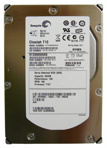 9DJ066-051 - Dell 300GB 10000RPM SAS 3Gb/s 16MB Cache 3.5-inch Hard Drive