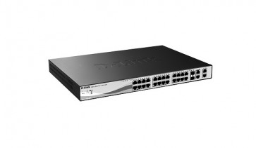 DES-1210-28 - D-Link 254W 24-Port 10/100/1000Base-TX 254W Managed Fast Ethernet Switch with 2 Combo Gigabit SFP Ports & 2 Ethernet Ports