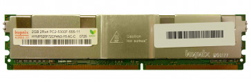 HYMP525F72CP4N3-Y5 - Hynix 2GB DDR2-667MHz PC2-5300 Fully Buffered CL5 240-Pin DIMM 1.8V Dual Rank Memory Module