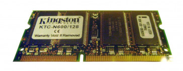 KTC-N600/128 - Kingston Technology 128MB 133MHz PC133 non-ECC Unbuffered CL3 144-Pin SoDimm 3.3V Memory Module