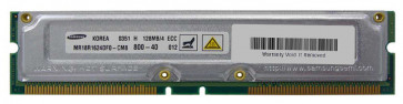 MR18R1624DF0-CM8 - Samsung Rambus 128MB PC800 800MHz ECC 40ns 184-Pin RDIMM RIMM Memory Module (Refurbished)