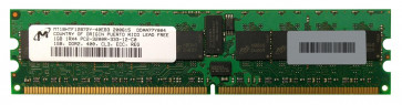 MT18HTF12872Y-40EB3 - Micron Technology 1GB DDR2-400MHz PC2-3200 ECC Registered CL3 240-Pin DIMM 1.8V Single Rank Memory Module