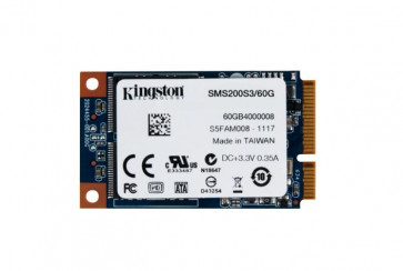 SMS200S3/60G - Kingston 60GB SSDNow mS200 mSATA 6Gb/s Solid State Drive for Notebooks Tablets and Ultrabooks