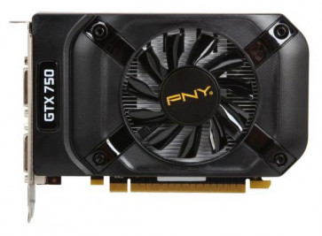 VCGGTX7501XPB - PNY Technology Geforce Gtx 750 Graphic Card 1.02 Ghz Core 1 GB GDDR5 PCI-Express 3.0 X16 Dual Slot Space Required 5000 Mhz M