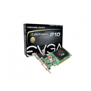 01GP31312LR1 - EVGA GeForce 210 Graphic Card 520 MHz Core 1 GB DDR3 SDRAM PCI Express 2.0 X16 600 MHz Memory Clock 2560 X 1600 HDMI DVI Video Graphics Card
