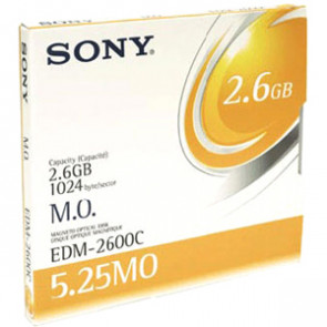 EDM2600 - Sony EDM2600 Magneto Optical Media - 2.60 GB - 5.25 - 4x