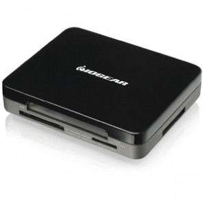 GUH287 - Iogear GUH287 3-port Mini Combo Hub and Card Reader - 3 x USB 2.0 USB - External