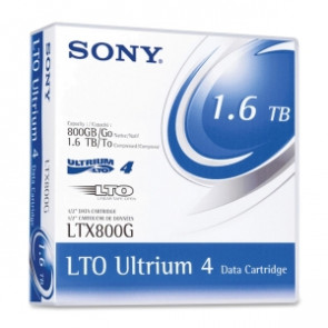 LTX800G - Sony LTO Ultrium 4 Tape Cartridge - LTO Ultrium LTO-4 - 800GB (Native) / 1.6TB (Compressed) - 1 Pack