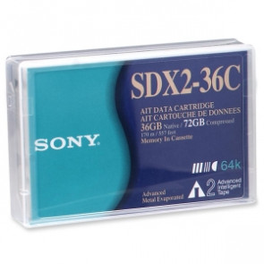 SDX2-36C - Sony AIT-2 Tape Cartridge - AIT AIT-2 - 36GB (Native) / 93GB (Compressed)