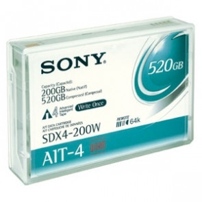 SDX4200W - Sony AIT-4 WORM Tape Cartridge - AIT AIT-4 - 200GB (Native) / 520GB (Compressed)