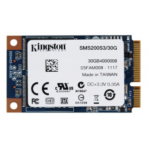 SMS200S3/30G - Kingston SSDNow mS200 30GB mSATA 6Gb/s 2-inch Solid State Drive for Notebooks Tablets and Ultrabooks